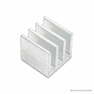 Aluminium Heat Sink - 10x10x10mm - Pack of 10