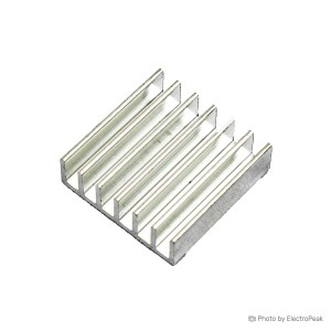 Aluminium Heat Sink - 20x20x6mm - Pack of 10
