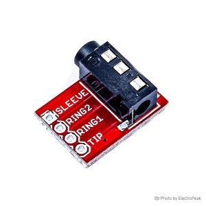 TRRS 3.5mm Plug Jack Stereo Extension Module
