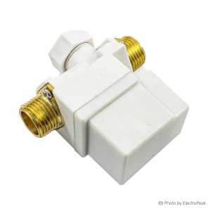 12V Water Solenoid Valve with Plastic Filter Cover