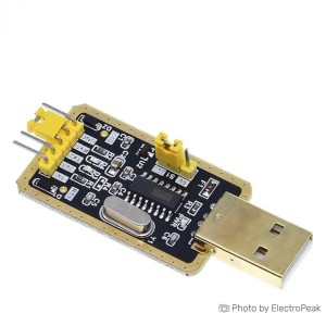 CH340E USB to TTL (Serial) Module With USB-A Connector