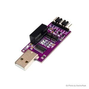 CH340 Isolated USB to TTL (Serial) Module With USB-A Connector