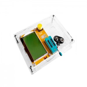 Transparent Acrylic Case Shell Box For LCR-T4 ESR Tester