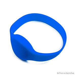 13.56Mhz RFID NFC Silicone Wristband (Bracelet) - Blue