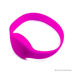 13.56Mhz RFID NFC Silicone Wristband (Bracelet) - Pink