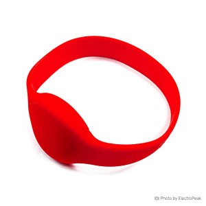 125Khz RFID NFC Silicone Wristband (Bracelet) - Red