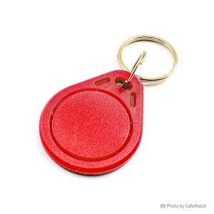 125Khz RFID ID Key Tag - Red - Pack of 10