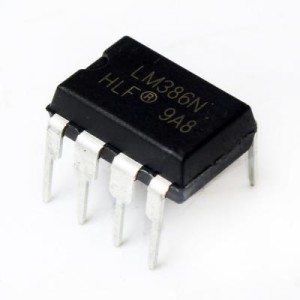 LM386N, 1W Audio Amplifier, DIP-8 - Pack of 50