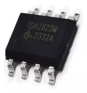 TDA2822M SMD, 1W Audio Amplifier, SO-8 (SOP-8) - Pack of 50