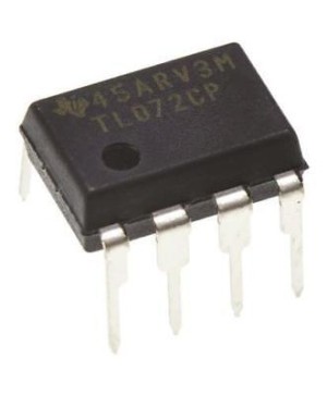 TL072, 3MHz Op Amp, DIP-8 - Pack of 50