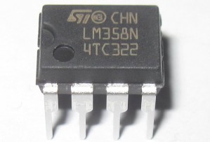 LM358N, 1.1MHz Op Amp, DIP-8 - Pack of 50