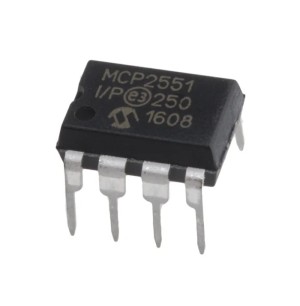 MCP2551-I/P, CAN Interface IC, DIP-8 - Pack of 10