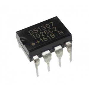 DS1307, Real Time Clock IC, DIP-8 - Pack of 10