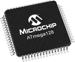 ATMEGA128A-AU, 10 bit 16 MHz megaAVR Microcontroller, TQFP-64