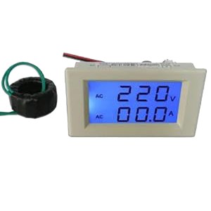 AC Voltmeter & Ammeter with Digital Display