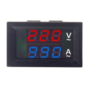 AC Voltmeter & Ammeter with Digital Display - 60 to 500V