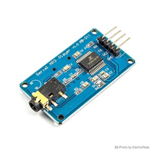 YX6300 UART TTL Serial MP3 Music Player Module Supports SD