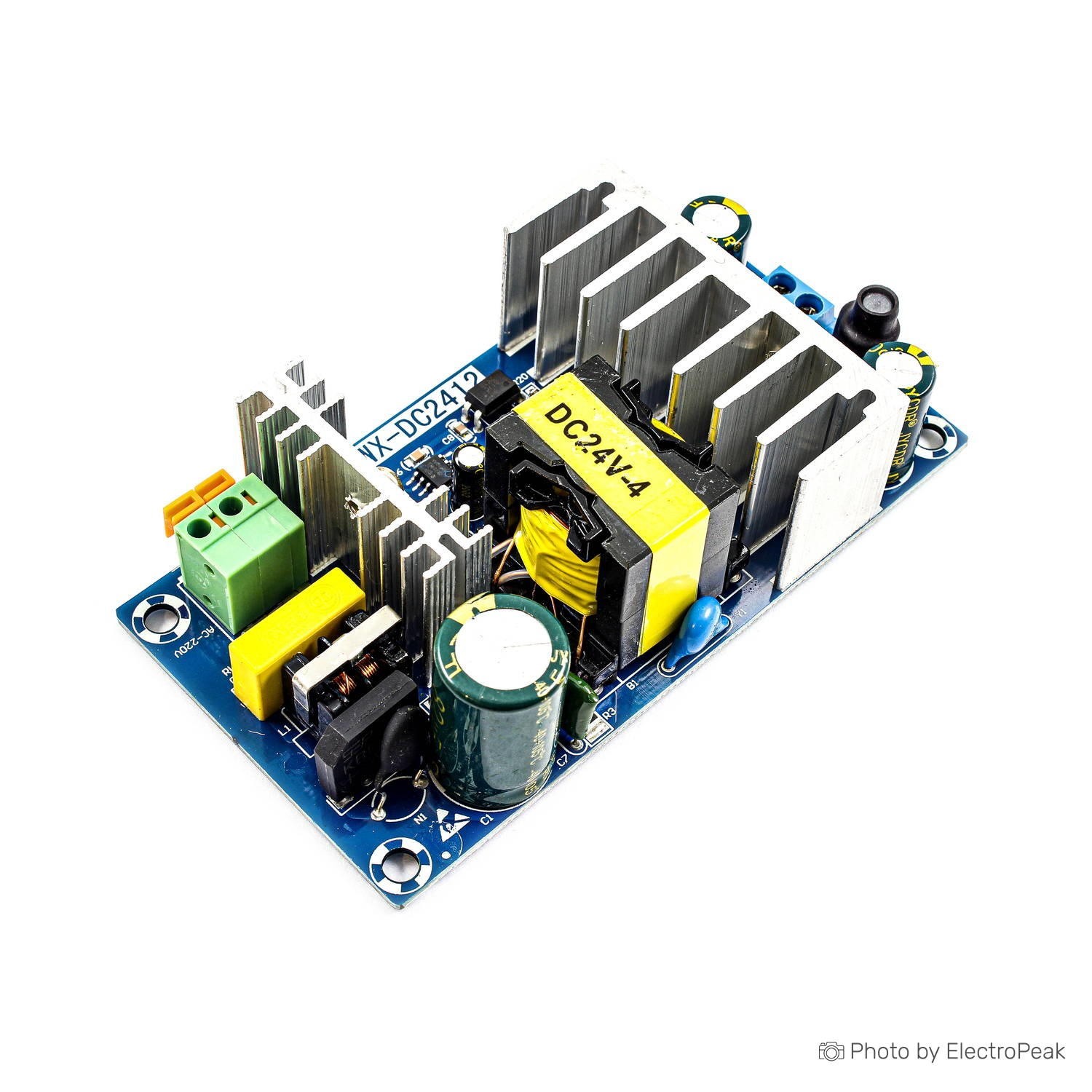 Switching Power Supply Module - 24V, 4A - ElectroPeak