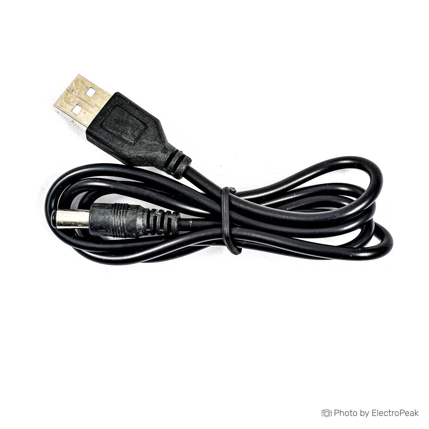 Cable USB vers connecteur d'alimentation coaxial 5V DC 5,6mm x 2,1mm 