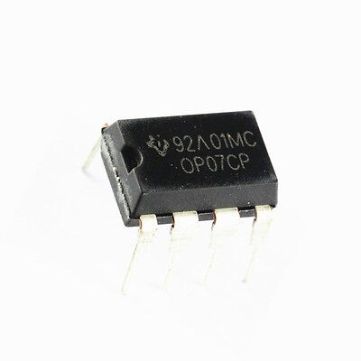 OP07CP, 600 kHz Precision Amplifier, DIP-8 - Pack of 50