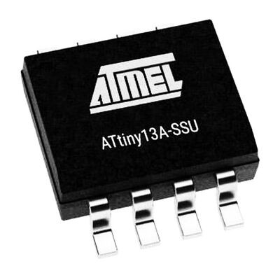 ATTINY13A-SSU, 10 bit 20 MHz tinyAVR Microcontroller, SO-8 (SOP-8)