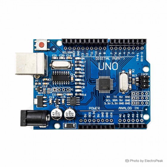 Arduino UNO CH340G (Clone to Arduino UNO R3)