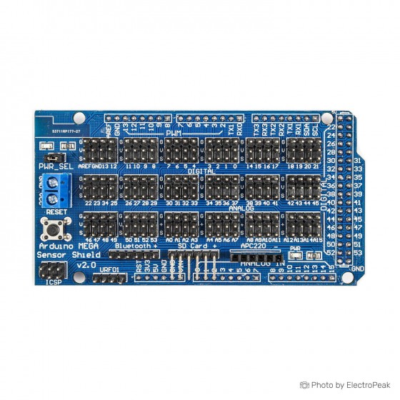 Arduino Mega Sensor Shield Expansion Board