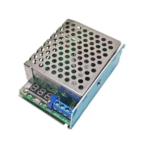 DC-DC Step-Down Regulator Module with Display and case- 300W, 10A