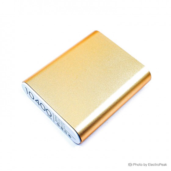 5V 2A Portable USB Mobile Power Bank Box for 4x18650 Li-ion Battery - Gold