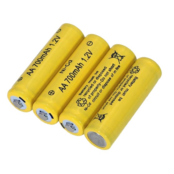 Ni-Cd AA Battery 1.2V700mAh - Pack of 2