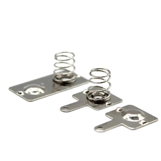 AA Battery Positive and Negative Contact Spring Plate Set - Pack of 20