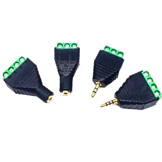 Female AUX to Green Screw Terminal