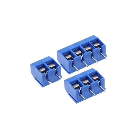 KF301 PCB Screw Terminal Block- Blue - Pack of 10