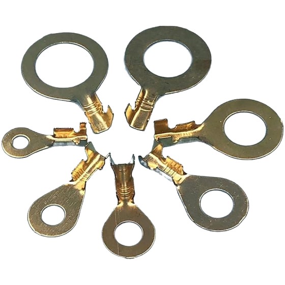 Copper Non-Insulated Ring Terminals - Pack of 20