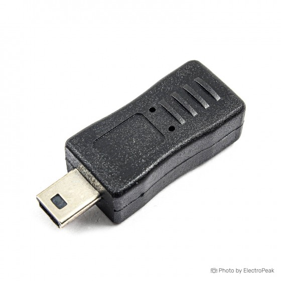 Micro USB Male to Mini USB Female Adapter