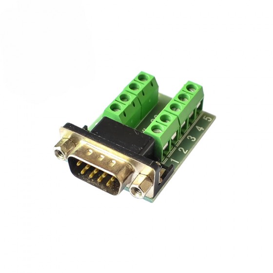 RS232 to Terminal Serial Port DB9 Adapter