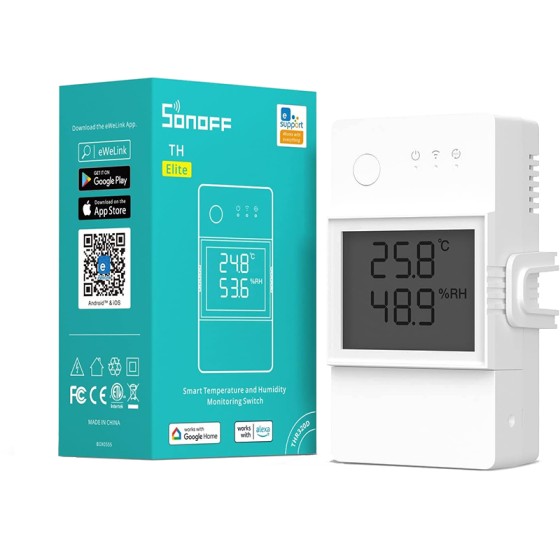 Sonoff TH Elite Temperature and Humidity Controller