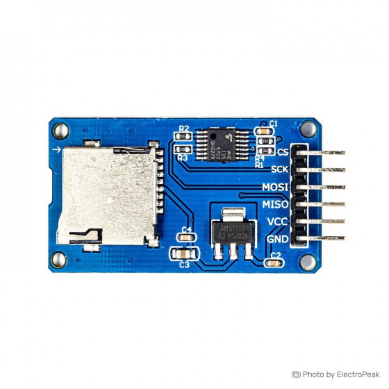 Micro SD TF Card Memory Shield Module - ElectroPeak