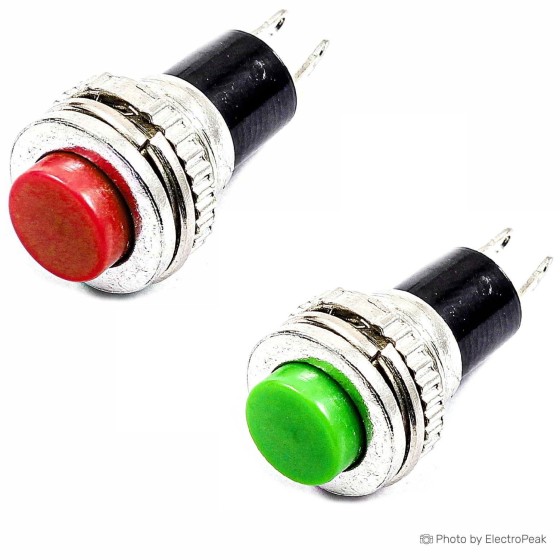 DS-314 12mm Momentary Push Button Switch - Pack of 5