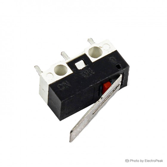 125V 1A Level Actuator Micro Switch with Handle - Pack of 20
