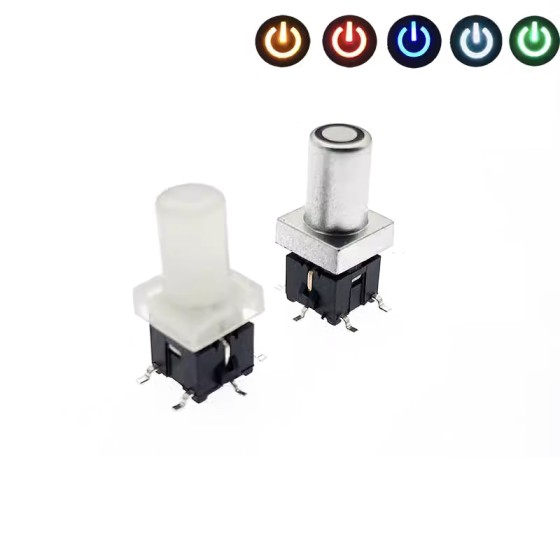 PB6149L DIP Tactile Switch with Backlight and Cap