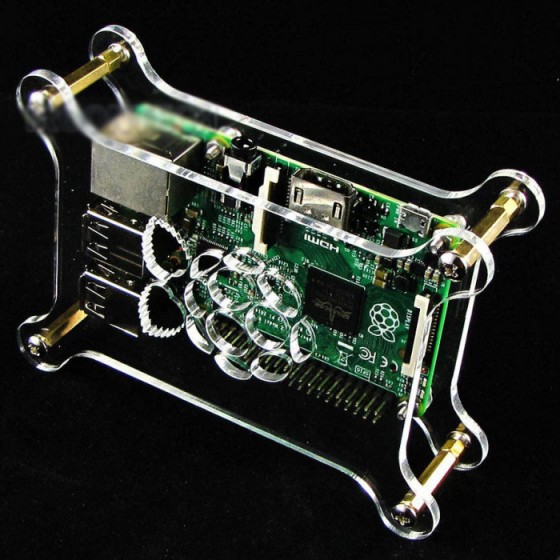 Raspberry Pi 3 Transparent Acrylic Case