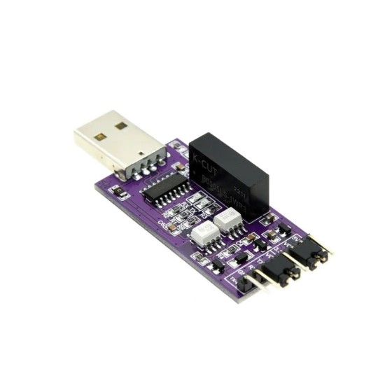 CH340 Isolated USB to TTL (Serial) Module With USB-A Connector