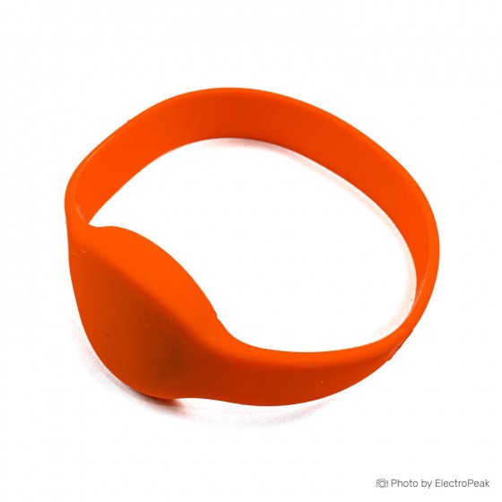 13.56Mhz RFID NFC Silicone Wristband (Bracelet) - Orange