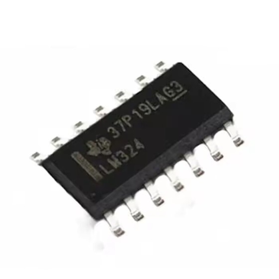 LM324D (ST), 1.3MHz Op Amp, SO-14 - Pack of 50