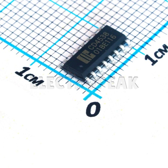 CD4538, Monostable Multivibrator, SO-16