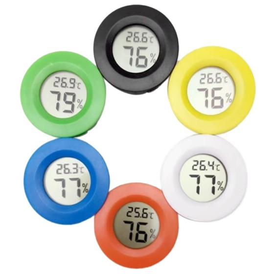 Round LCD Digital Thermometer and Hygrometer