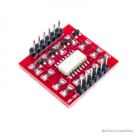 TLP281 4-Channel Optocoupler Module - ElectroPeak