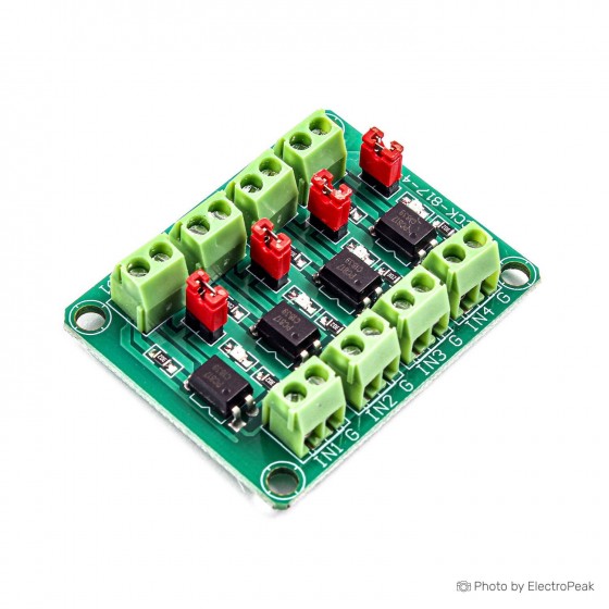 PC817 4-Channel Optocoupler Isolation Module Module