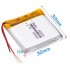 3.7V 500mAh Lithium Polymer Li-Po Battery, 6x30x30mm